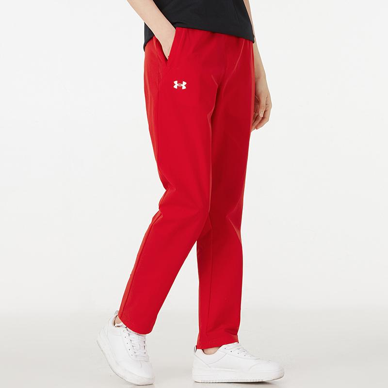 Under Armour Casual Woven Training Running Pants Women pants Red 21600710-600