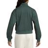 Jordan Retro Sports Zip-Up Jacket With Stand Collar Women Jacket Peacock-Green FV7105-366