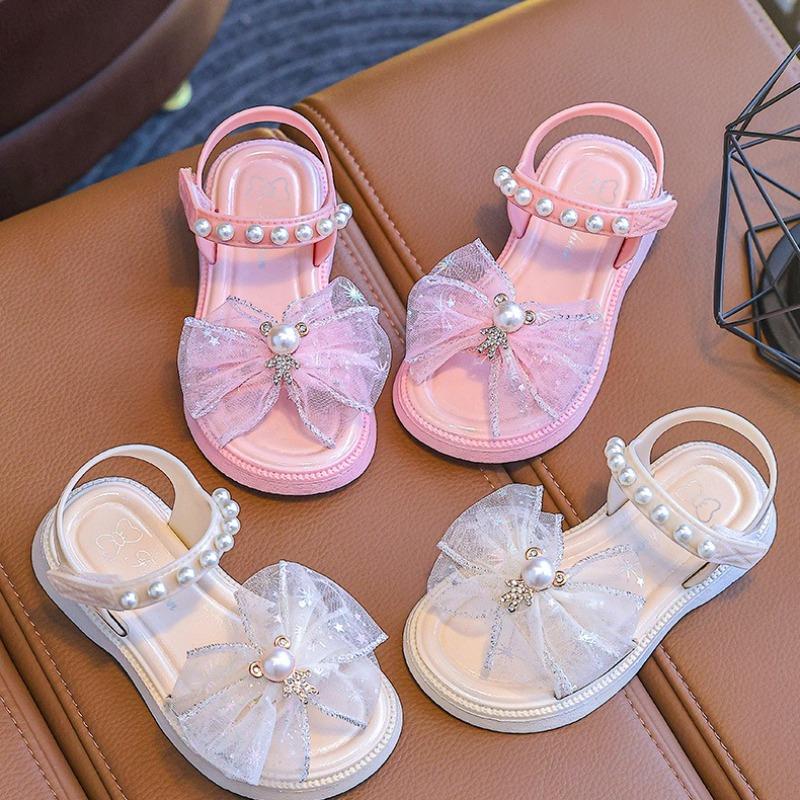 New summer sandals for children soft soled anti slip girls' princess shoe fashion kids shoe comfortable versatile girl sandals