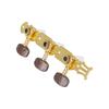 Agate Head Classical Guitar Tuning Pegs - Open-Type, Three-In-Line