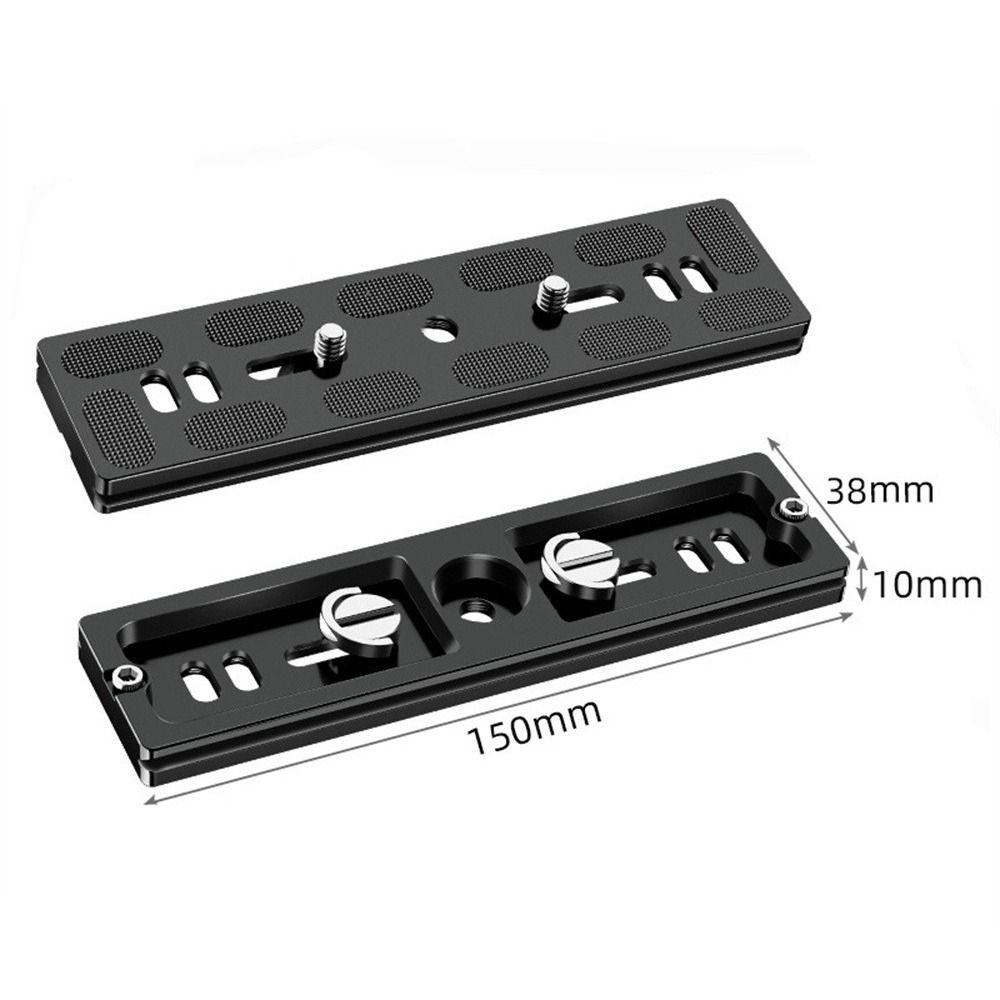 Aluminum Zinc Zinc Alloy Camera Mounting Plate Camera Tripod Plate Tripod Long Plate Tripod Mount Adapter