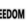 10Pcs Freedom Stickers Self-adhesive Removable Weatherproof Laptop Bumper Decal Window Waterproof Car Stickers
