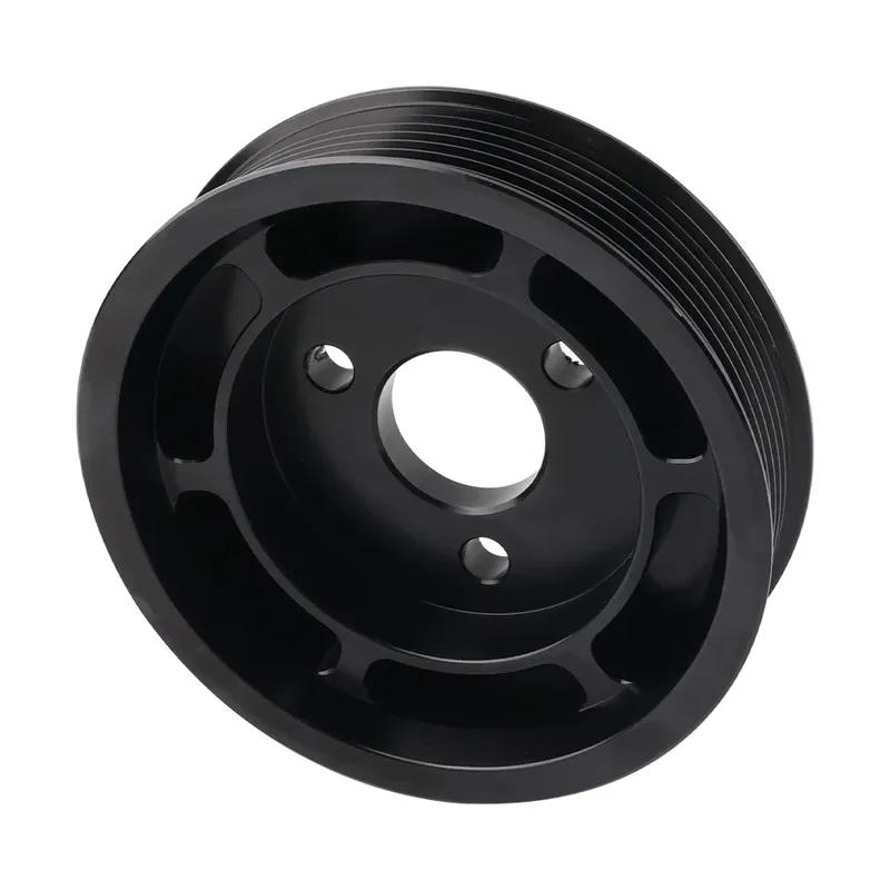 Polea de Aluminio Negra para Dirección Asistida para BMW 135i/335i/335xi (E82/E88/E90/E91/E92/E93) Motor N54 | Nº OE 32427553955