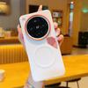 For OPPO Find X8 X8Pro X8S X8SPro X8Ultra Large Hole Metal Lens Protective Ring Heat-Dissipating Magnetic Shockproof Phone Case