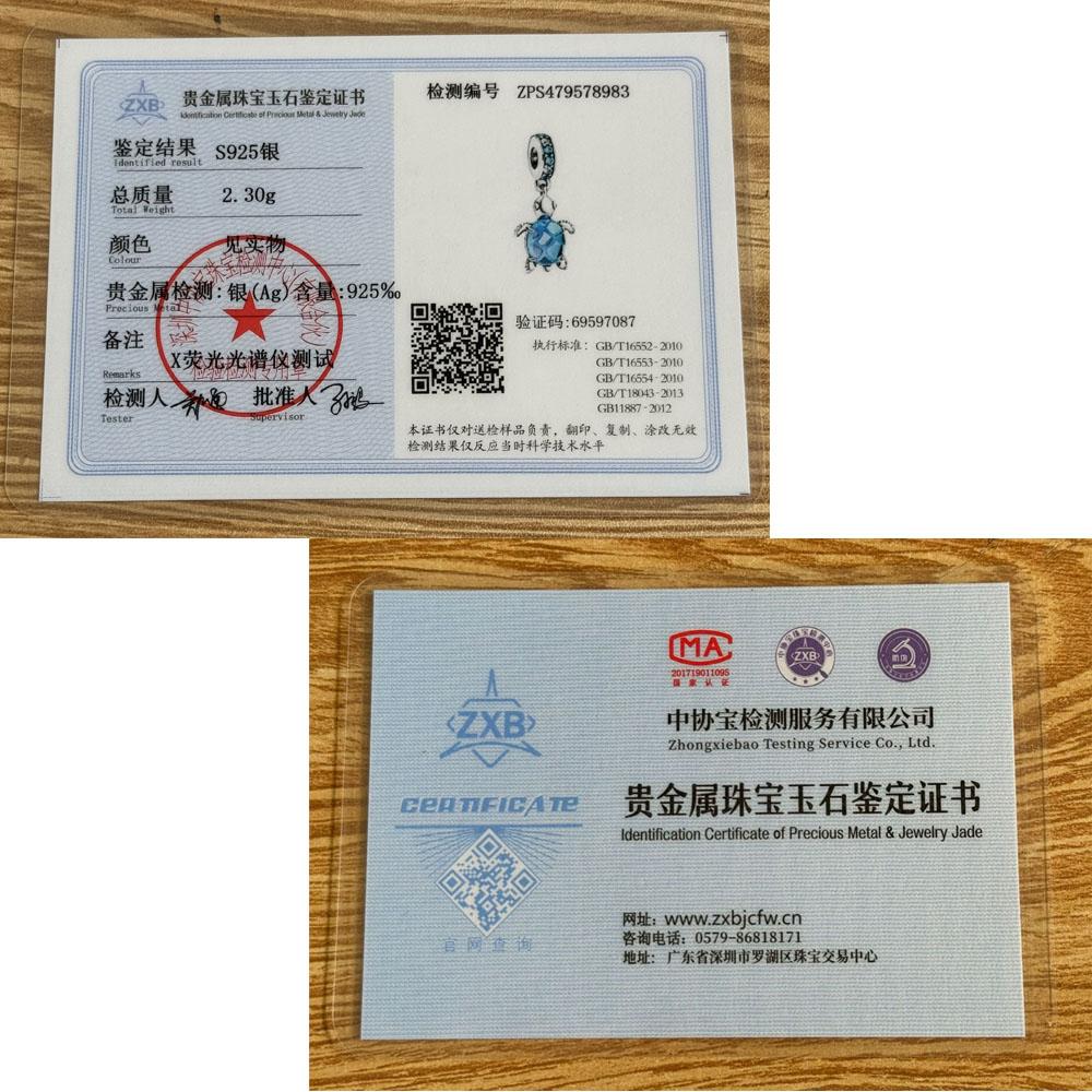 Copper Purple, Blue, Red, Heart-Shaped Bead Turtle Pendant Suitable For European Original Bracelet Diy Exquisite Jewelry