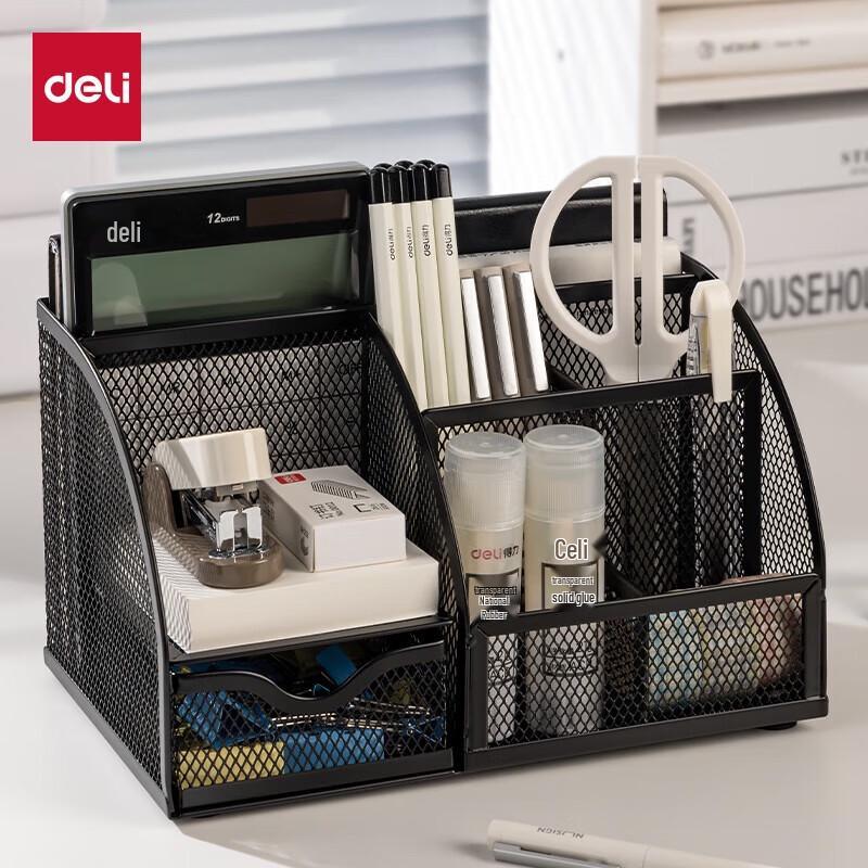 Deli Metal Mesh Multifunctional Desk Organizer