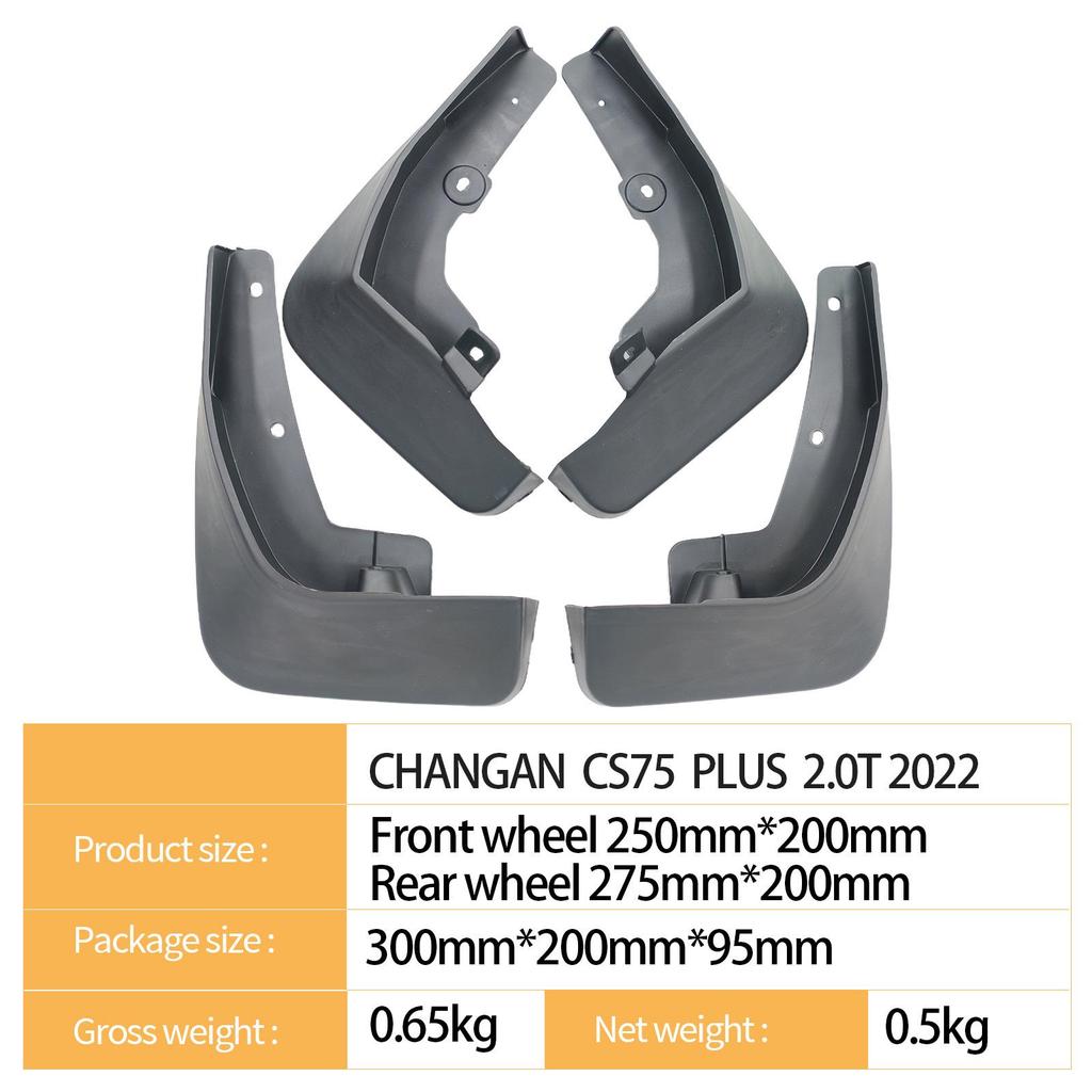 Changan CS75PLUS 2.0T 2022 Mudguards for Tires