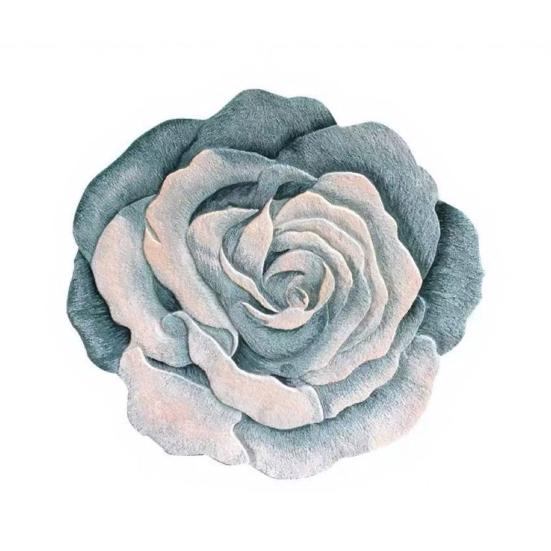 

Килимок для підлоги у формі квітки Квітковий килим для вітальні Нековзний килимок для ванної кімнати Килим з жоржинами, трояндами, півоніями, лотосом для ванної кімнати, спальні, гуртожитку, дитячої, кухні 30cm