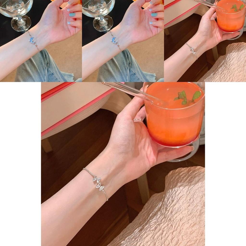 Moon Chic Blue Star Bracelet For Women Sweet Adjustable Girls Hand Accessories