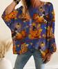 2026 Women's Casual Long-Sleeve Pumpkin Sweater for Halloween