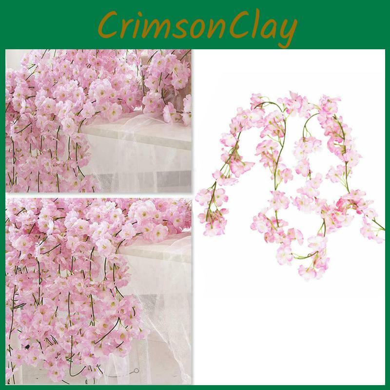 Perfect Decorative Artificial Cherry Rattan Garland For Lively Home Decor