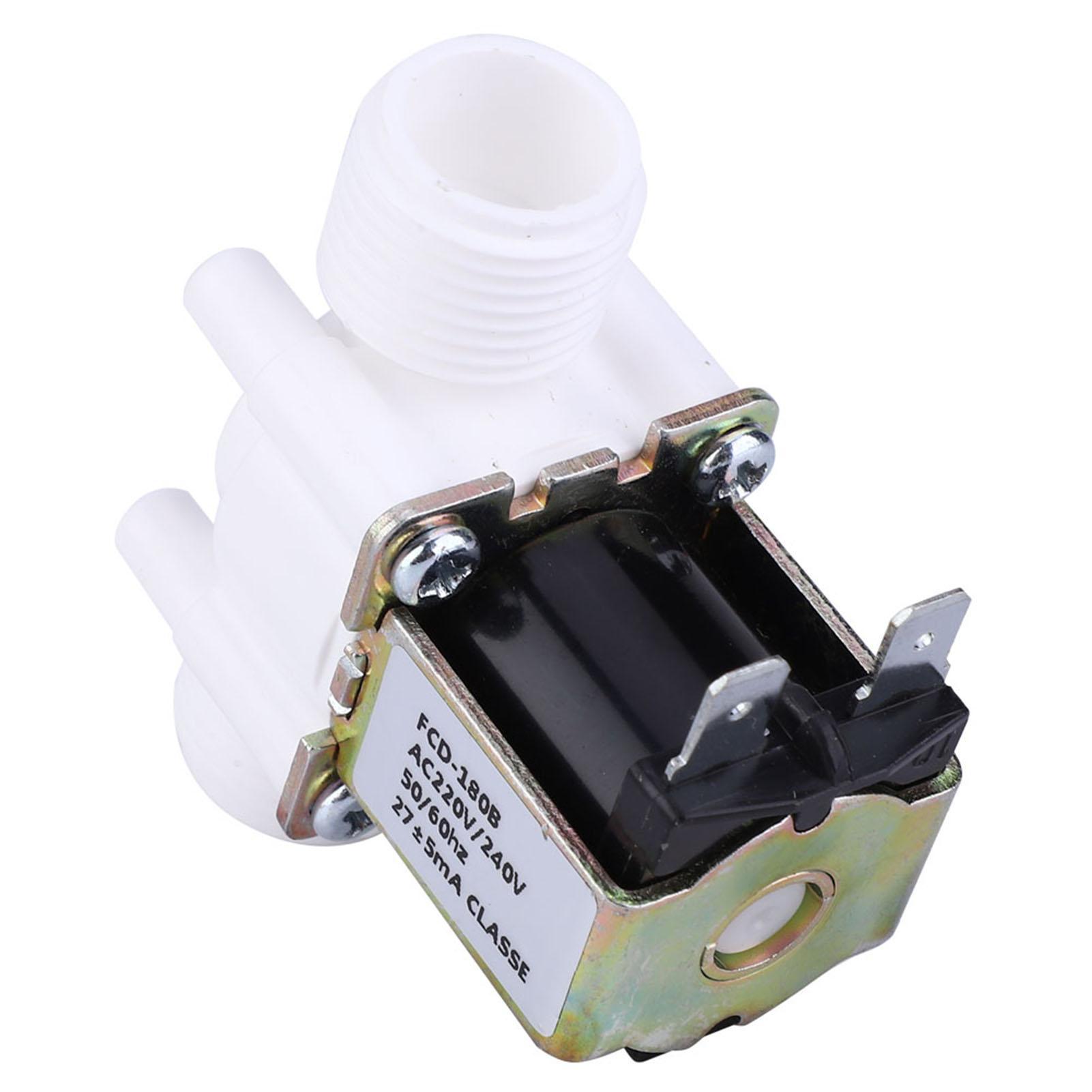 

G12 NC Plastic Electric Solenoid Valve Normally Closed Water Inlet ValveAC220240V