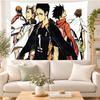 Anime Volleyball Players Tapestry Wall Hanging Japanese Sports Manga Wall Art for Bedroom Dorm Home Decor Anime Fans Gift