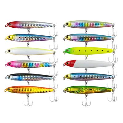 Orurudo Przynęty Wędkarskie 94mm 27g Ciężki Tonący Ołówek Zestaw 12 Kolorów (Zestaw A+B) qb100191c01n0