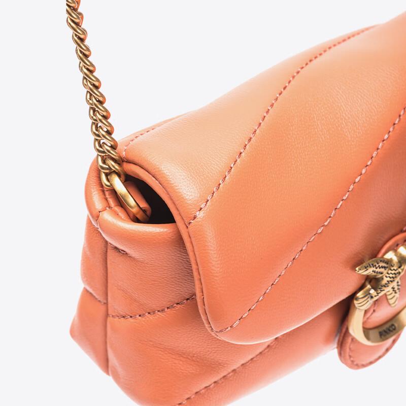 PINKO Women's Micro Puff Chain Shoulder Bag
