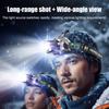 LED Multifunctional Head Flashlight Waterproof Long Range Emergency Headlight 3 Lights Source for Cycling Outdoor Running Hiking