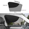 Car Rear Window Sunshade: UV Protection, Heat Insulation, Light Transmission, Privacy Shield, and Light Blocking for Children.