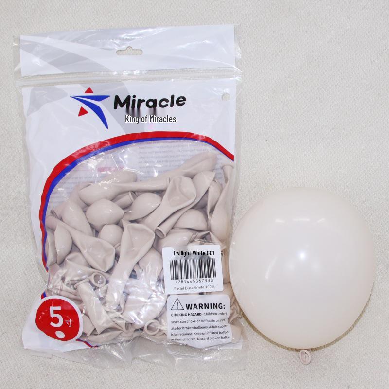 Miracle Star 5-inch Latex Balloons, 100 pcs - Ideal for Children's Birthday Party, Wedding Celebration, Room Decoration.