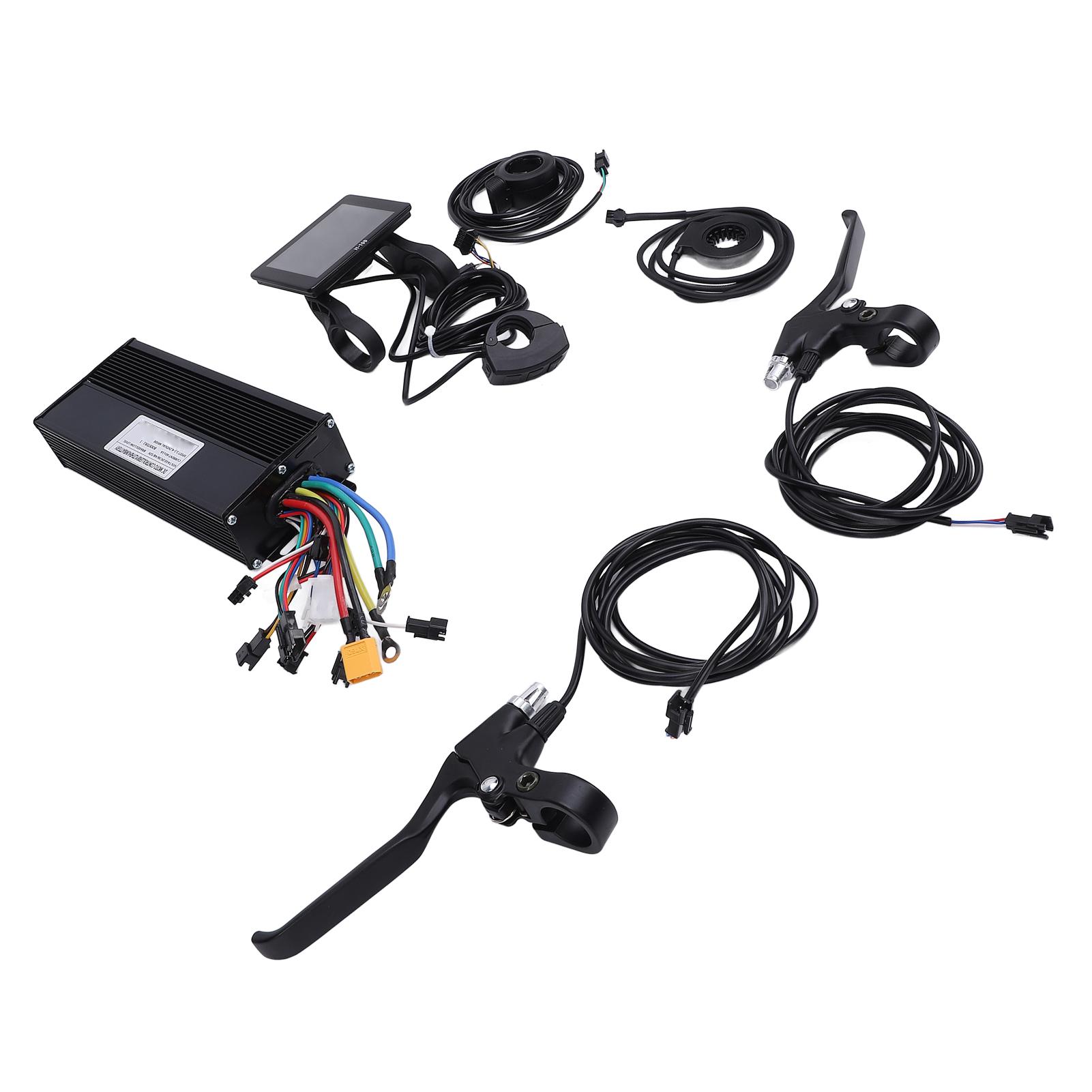 Комплект контроллера для электровелосипеда 40А 36В 48В 52В H 100 Дисплей 3 режима Комплект контроллера скорости для бесщеточного двигателя