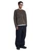 Nomaenyueol Cropped Hairy Knit - Brown