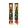 2D Flat Christmas Flag Banners Snowman Christmas Hanging Flag Door Couplets Banner  Indoor Outdoor