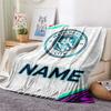 Custom Name MCFC Flannel Blanket, High Quality Comfortable for All Seasons, Home Decor, Warmth and Comfort