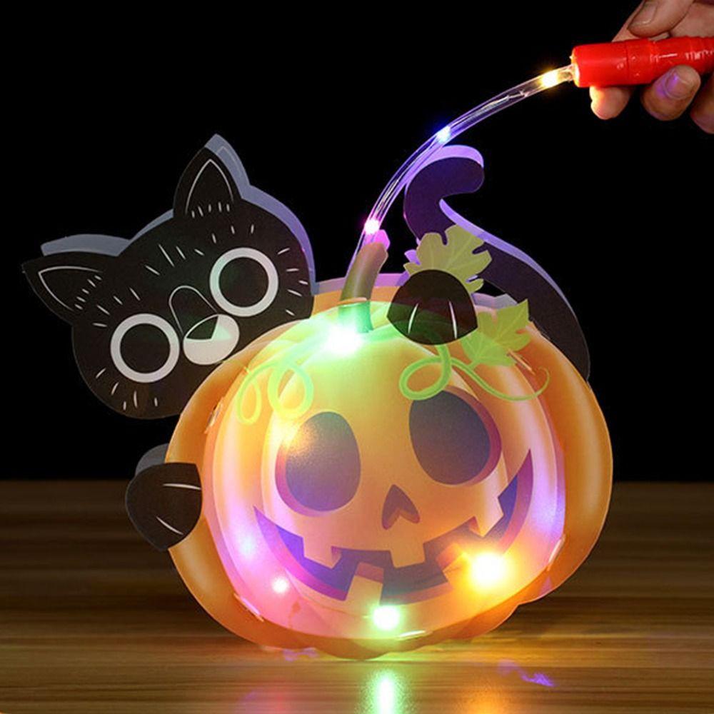 Luminous Halloween Pumpkin Lantern Glowing Ghost Festival Lantern  Kindergarten