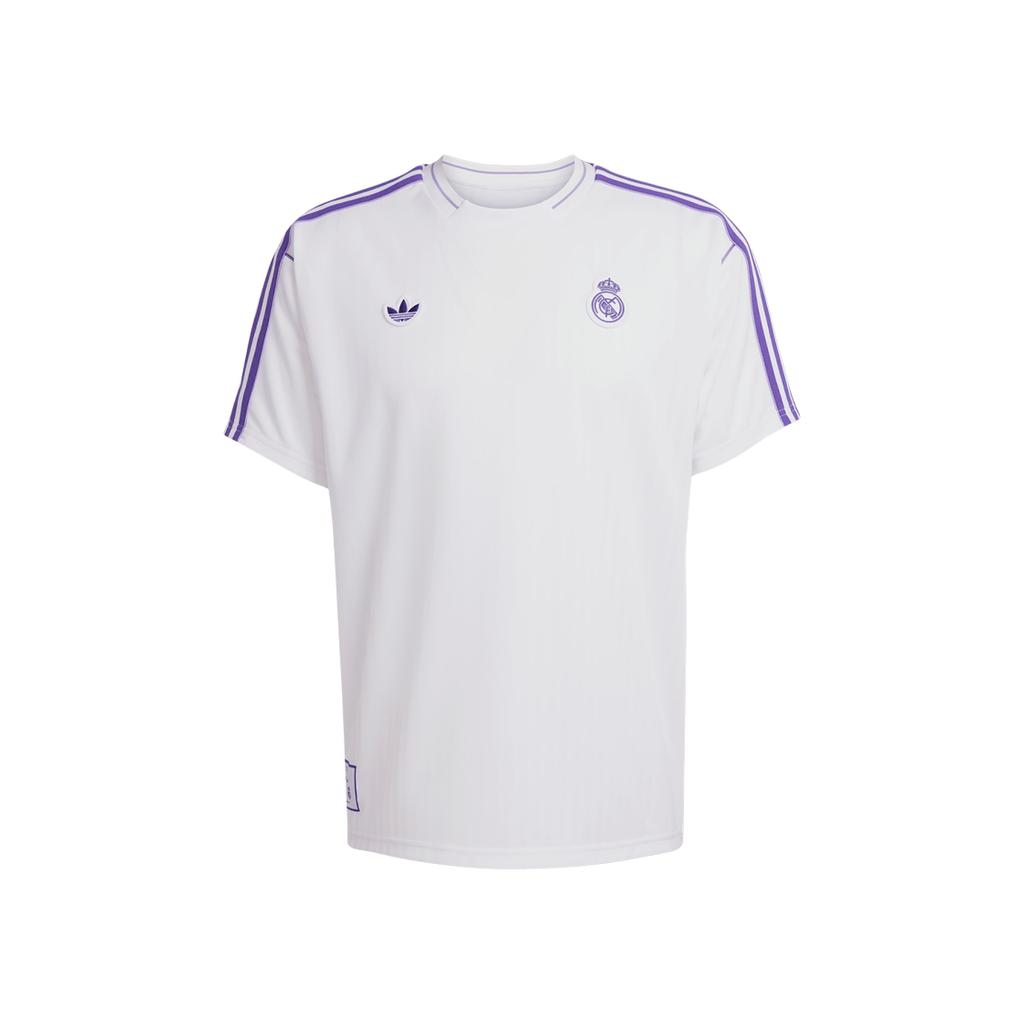 adidas Real Madrid Terrace Icon Jersey Gender Neutral White JF2581 - Korean Size Label