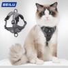 New Cat Traction Rope Vest-style Pet Harness Reflective Breathable Anti-breakaway Small Dog Walking Cat Traction Rope