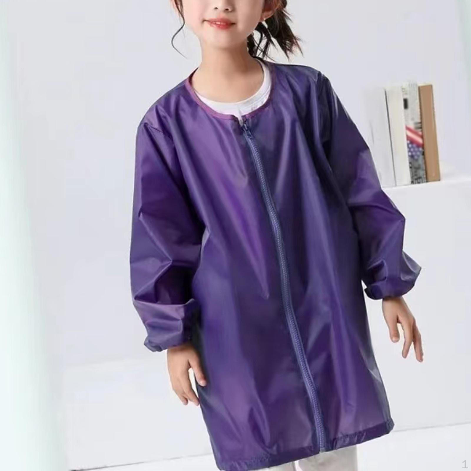 Children Art Smocks Painting Aprons, Water Resistant Waterproof Smock Long Sleeve M