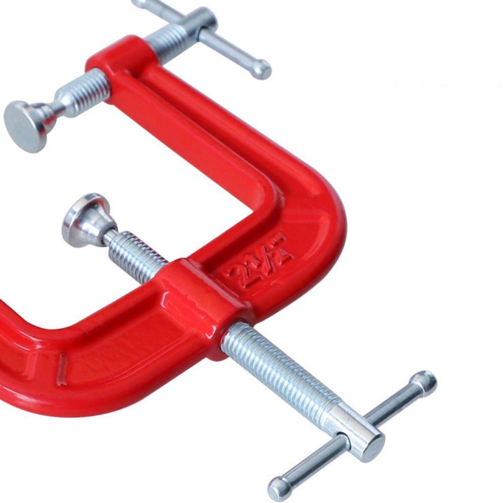 2-1/2” G-Clamp Woodworking Clamp Adjustable Fixing Clip High Durability 3 Way Edge Clamp  DIY