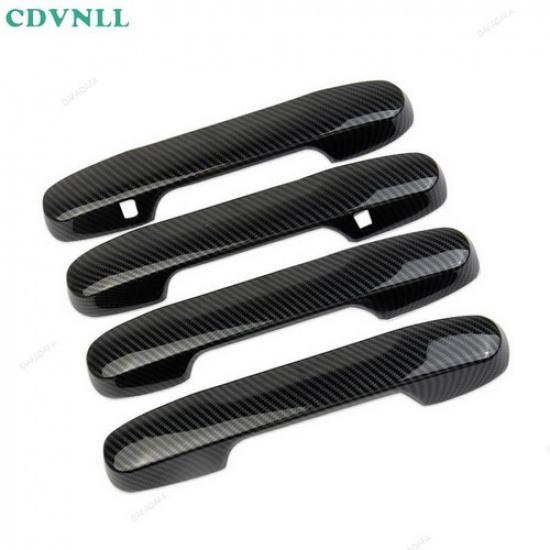 For Honda Pilot -2025 Carbon Fiber Car Door Handles Cover Trim 4pcs