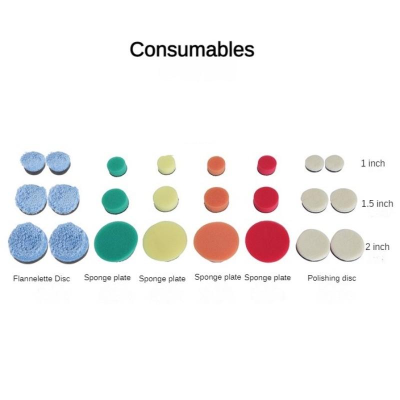 Ηλεκτρική Μηχανή Γυαλίσματος Πολυλειτουργική Φορητή Μηχανή Κερώματος 12V Μίνι Ασύρματη Ρύθμιση Ταχύτητας 6 Ταχυτήτων Εργαλείο Περιποίησης Αυτοκινήτου