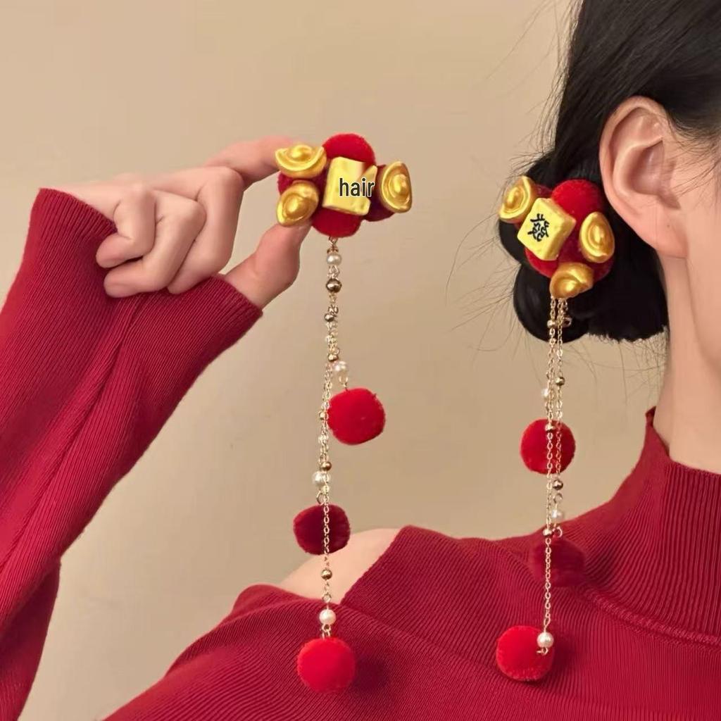 Sandalwood Women's Hairpin: Elegant Modern-Chinese Style Wooden Updo Stick