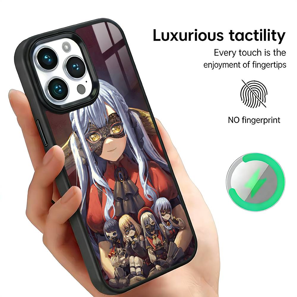 

BanG Dream Anime A-Ave Mujica Phone Case For IPhone17 16 15 14 13 12 11 Plus Pro Max Plus Wireless Charger Cover Funda iPhone16PRO