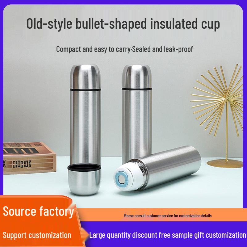 

Изолированная спортивная бутылка для воды из нержавеющей стали 304 с пулевидной крышкой и логотипом на заказ 350ml