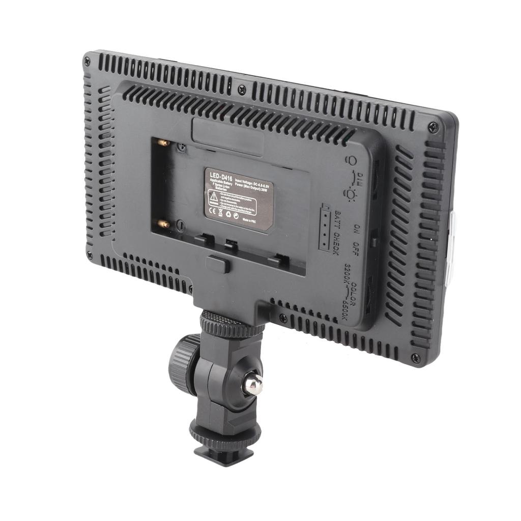 30W 416pcs LED Flat Panel Fill Light Lamp Photography Lighting Panel Camera Studio Fill Light for Live Broadcast Photo