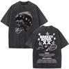 T-shirt Chris Brown Breezy Breezy Bowl XX Tour T-shirt Lavate Vintage Moda Uomo Hip Hop Manica Corta Streetwear