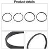 2 Sets Vacuum Cleaner Belt Replacement for Bissell For ProHeat 6960W 0150621 Accessory Pack Connecting Motor To Brush Roller Bar