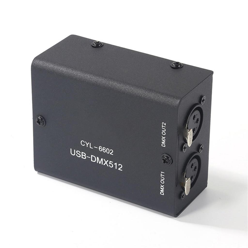 USB to DMX512 LED Light Control Stage Lighting Controller Channels Decoder Module with CD