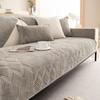 Plüsch Geometrie Sofabezüge Haustiere Kindermatte Sofas Bezug Rutschfester Couchschoner Überwurf Einfarbig Sofakissen für Wohnzimmer
