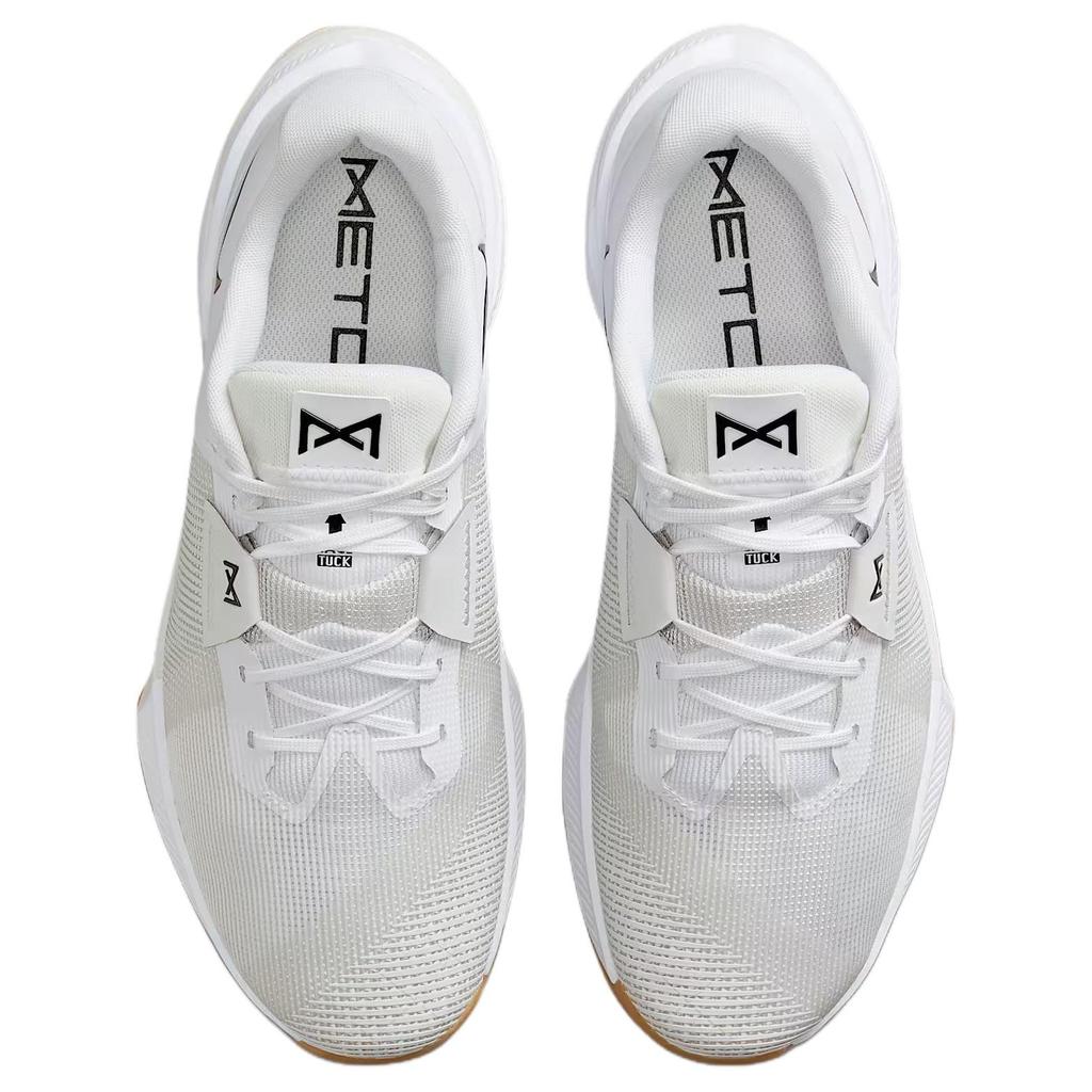 Nike Metcon 10 Weiß Schwarz Gummi Herren Sneaker Platinum-Tönung Gummi-Hellbraun HJ1875-100