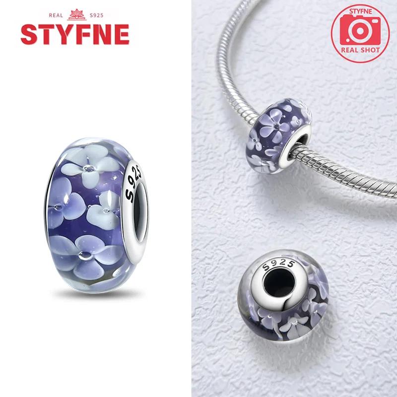 copper Colorful Flower Collection Murano Glass Bead Charms Luxury Charm Compatible With Authentic Bracelets Murano Glass Do It Yourself for Women Jewe