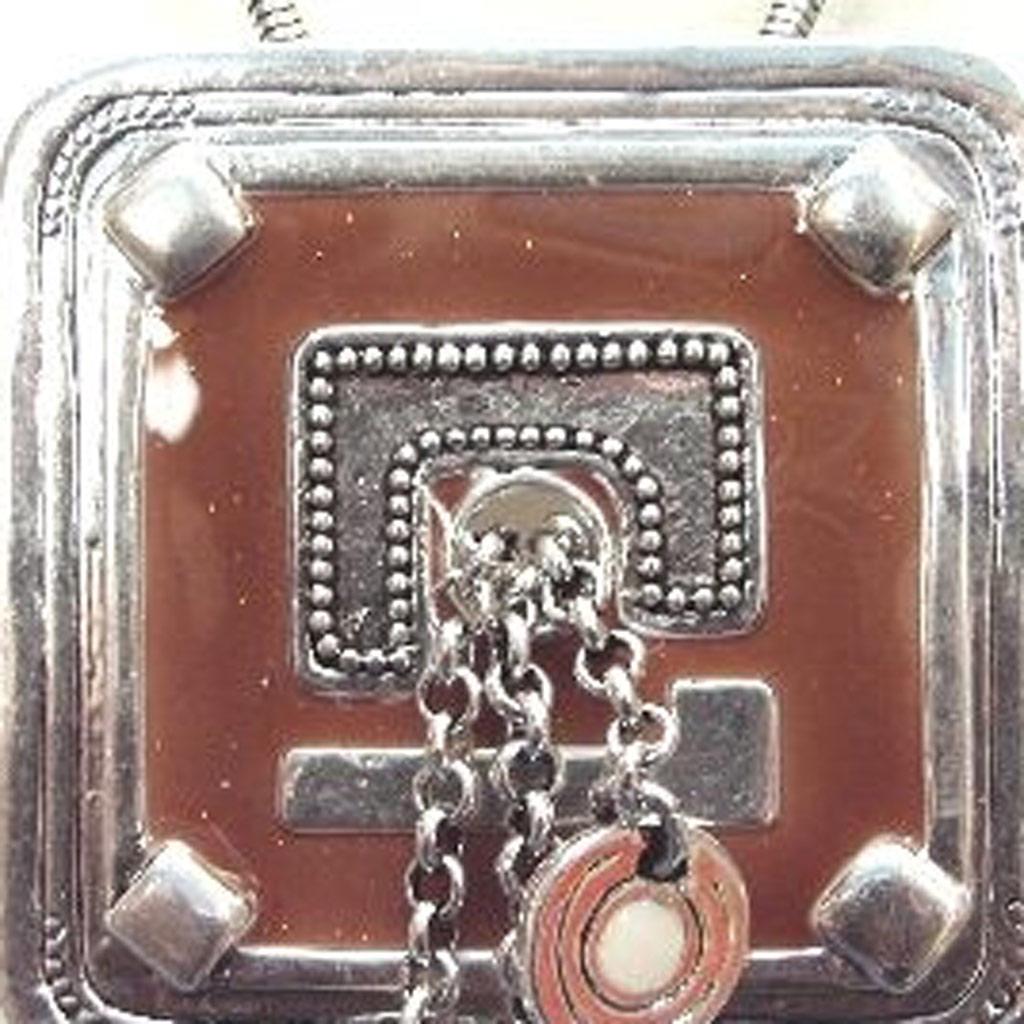 Les Trésors De Lily [C5334] - Brown 'Anamaya' Designer Necklace