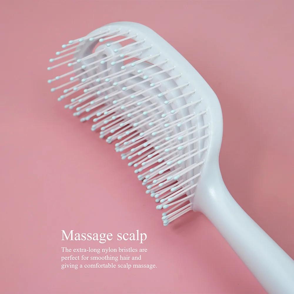 Hollow Out Hair Brush Anti-static Wet Dry Curly Detangler Hairbrush Anti Detangling HairBrush Women Hairdressing Styling Tools