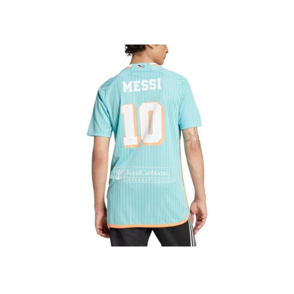 Adidas International Miami CF 24 Messi Second Away Jersey Short Sleeve Football Shirt Men Jerseys Multicolor JE6078