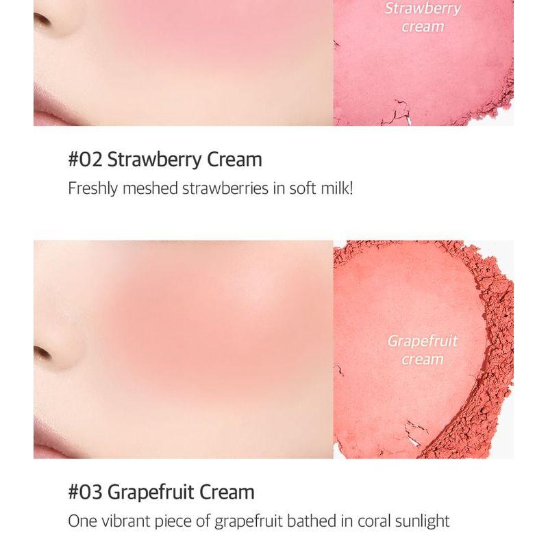 CORINGCO - Macaron Puff Blusher - 3 Colors