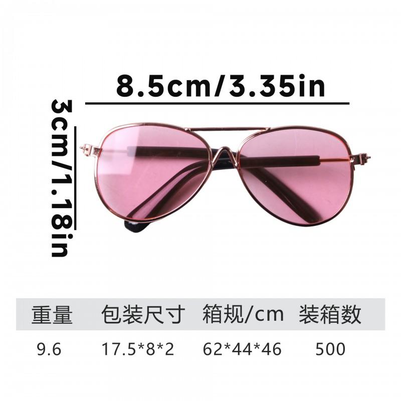 Pet Sunglasses Cats Dogs - Cute Cartoon Style Goggles Plastic Accessories In Multiple Colors Frames