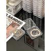 Transparent Dustproof Jewelry Storage Box, Dustproof Bracelet Bracelet Jewelry Storage Display Box, Desktop Bracelet Crystal Bead Jewelry Storage