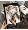New Silk Scarf 70cm Small Square Scarf Spring Headband Neck Protection Professional Scarf Versatile Fashion Western Style Hijabs